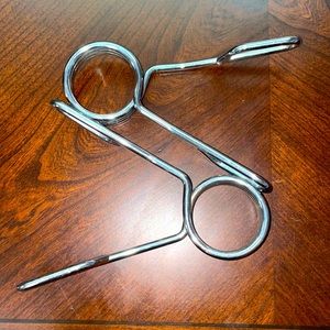 Metal barbell clamps